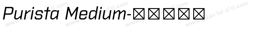 Purista Medium字体转换